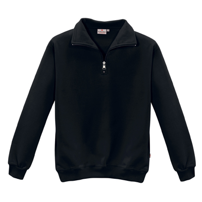HAKRO Zip-Sweatshirt PREMIUM schwarz (451)