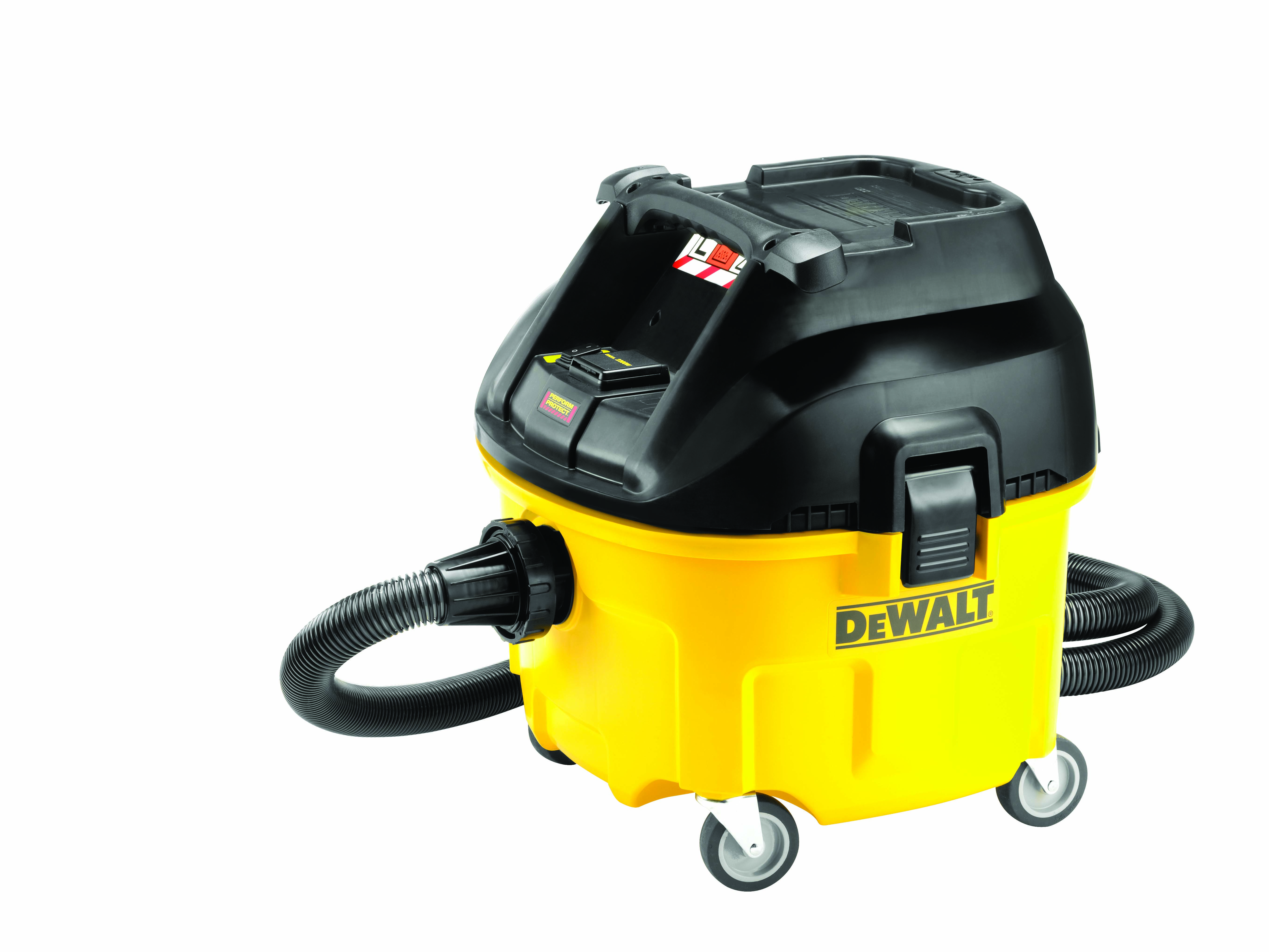 DEWALT DWV901L-QS Industrie Nass+ Trockensauger L-Klasse