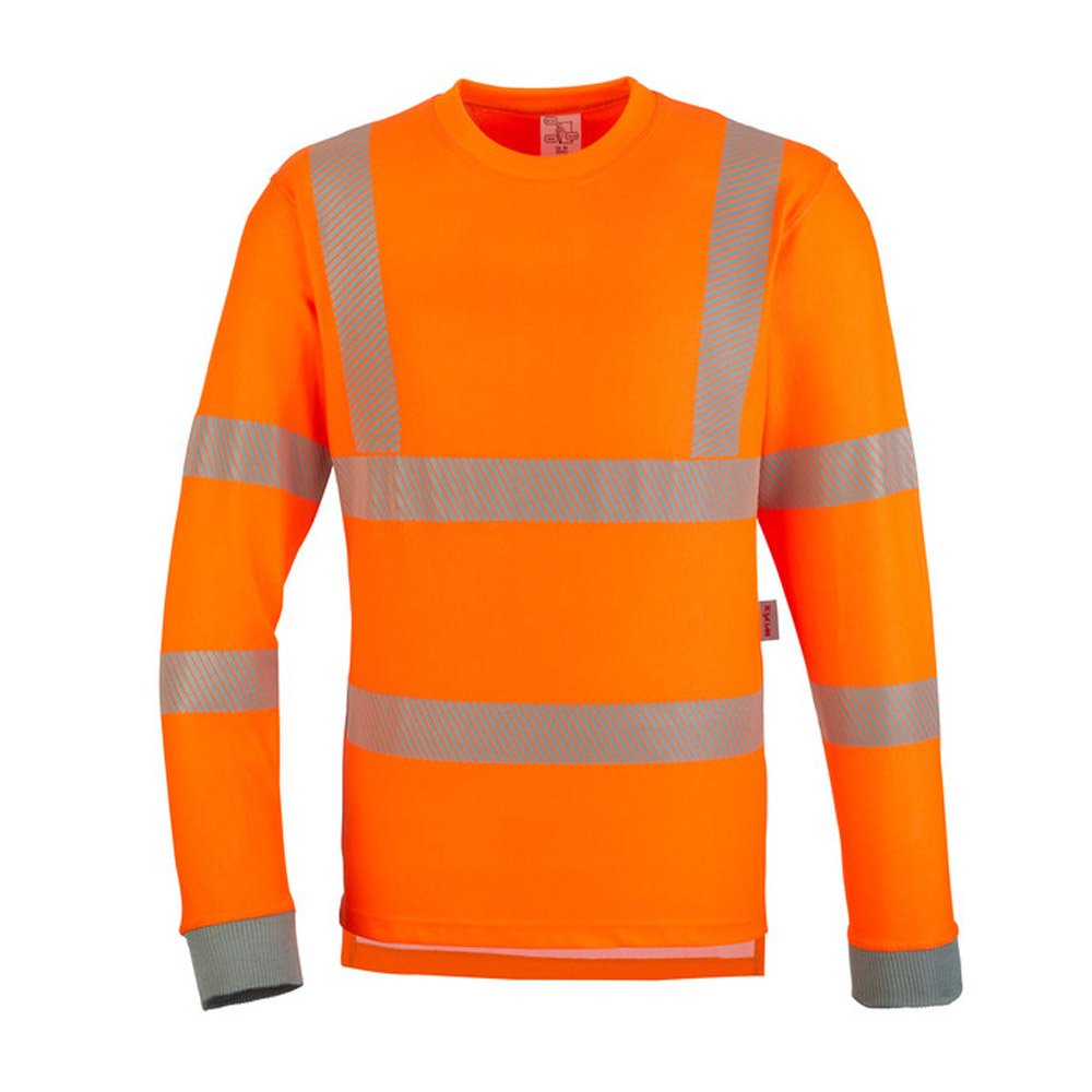 WATEX Warnschutzshirt langarm orange (5-3340)