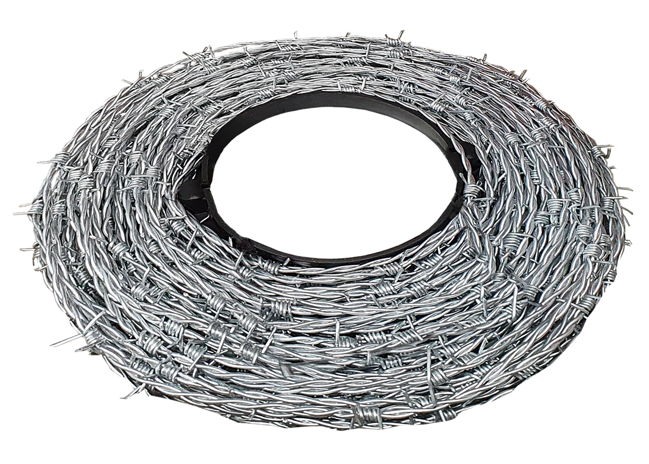 SCHAKE Stacheldraht aus dickverzinkten Drähten, 2-drahtig SCHAKE Stacheldraht aus dickverzinkten Drähten, 2-drahtig