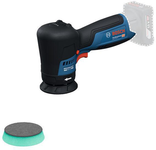 Bosch Akku-Polierer GPO 12V-77 Drehz.2200 1/min Polierschwamm-D.77mm o.Akku 