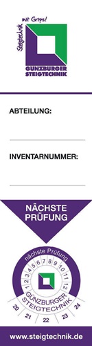 MUNK Inventaraufkleber 