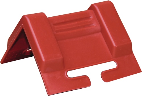 TECWERK Kantenschutzwinkel Schenkel-L.95x95mm rot m.Schlitz 10 St./Set 