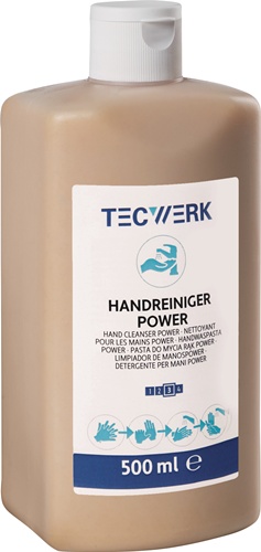 TECWERK Handreiniger Power 500ml seifenfrei,lösemittelfrei,parfümiert  TECWERK Handreiniger Power 500ml seifenfrei,lösemittelfrei,parfümiert