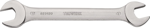 TECWERK Doppelmaulschlüssel 7x8mm L.137mm verchr.