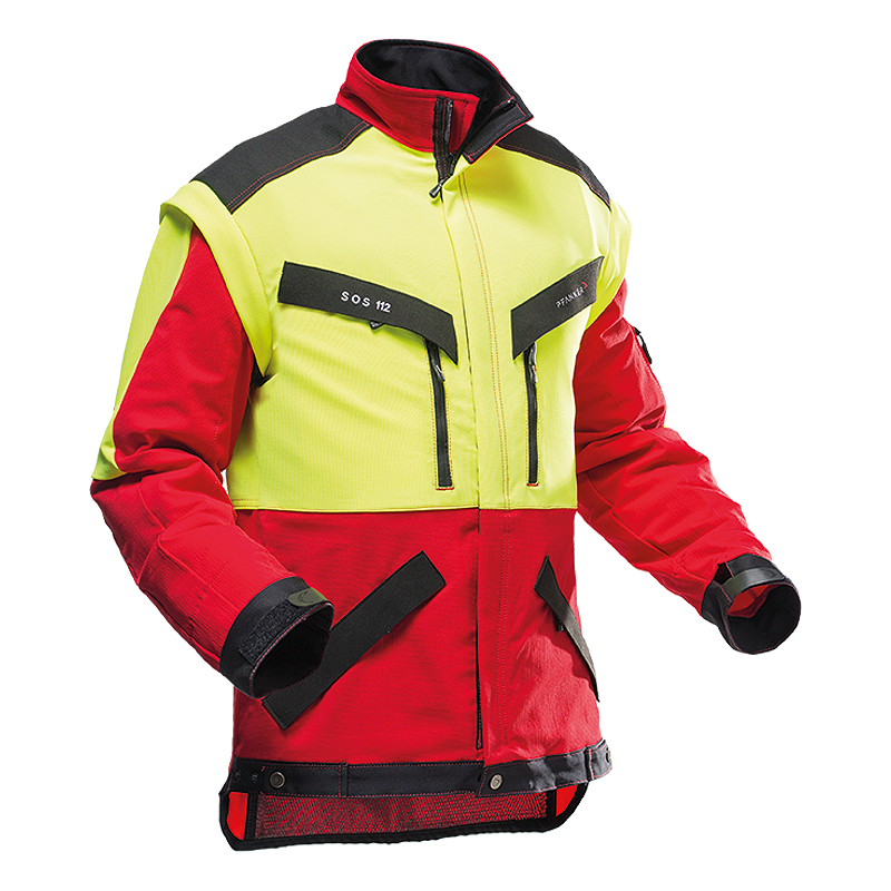 PFANNER Forstschutzjacke KLIMAAIR rot/gelb (804163) PFANNER Forstschutzjacke KLIMAAIR rot/gelb (804163)