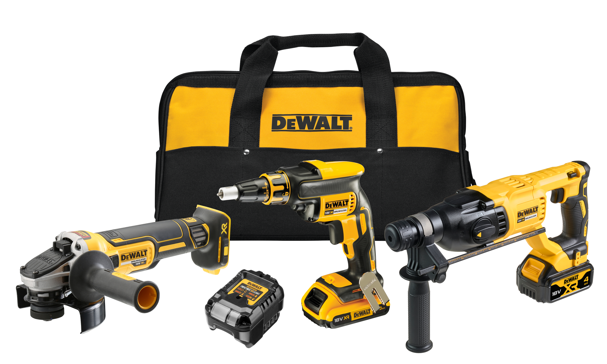 DEWALT DCK308DM-Akku-Kombopack, 18 V (3-tlg.) Produkt des Monats Oktober 2024