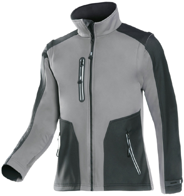 SIOEN Softshelljacke TORREON grau/schwarz (624ZA2TU2) SIOEN Softshelljacke TORREON grau/schwarz (624ZA2TU2)