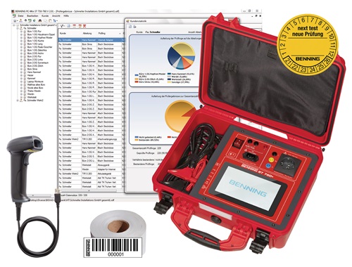 BENNING Gerätetester ST 760+ Set