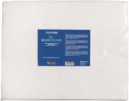 TECWERK Ölbindetücher L.40cm B.50cm S.1cm 10x10 Tü.Krt.