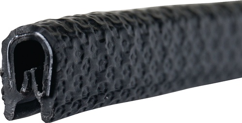 TECWERK Kantenschutz Klemmber.1-2mm L.10m B.6,5mm H.9,5mm schwarz 