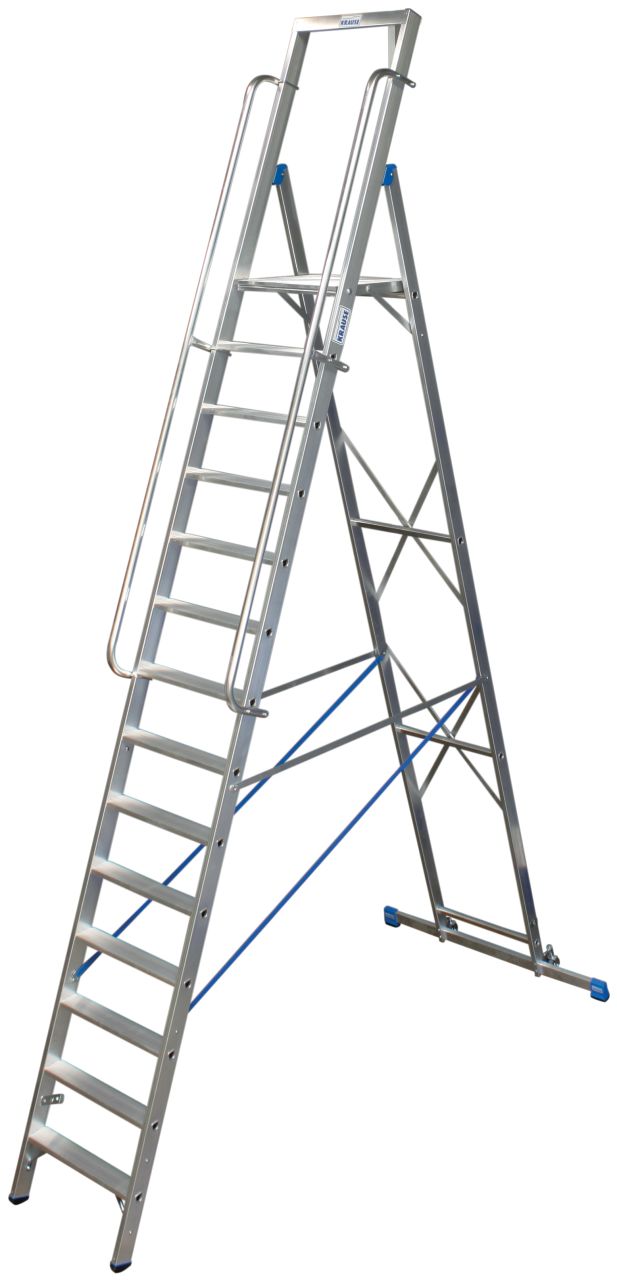 Krause STABILO Stufen-StehLeiter mit großer Standplattform 1x14 Stufen