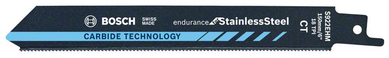 Bosch Säbelsägeblatt S 922 EHM Endurance for StainlessSteel