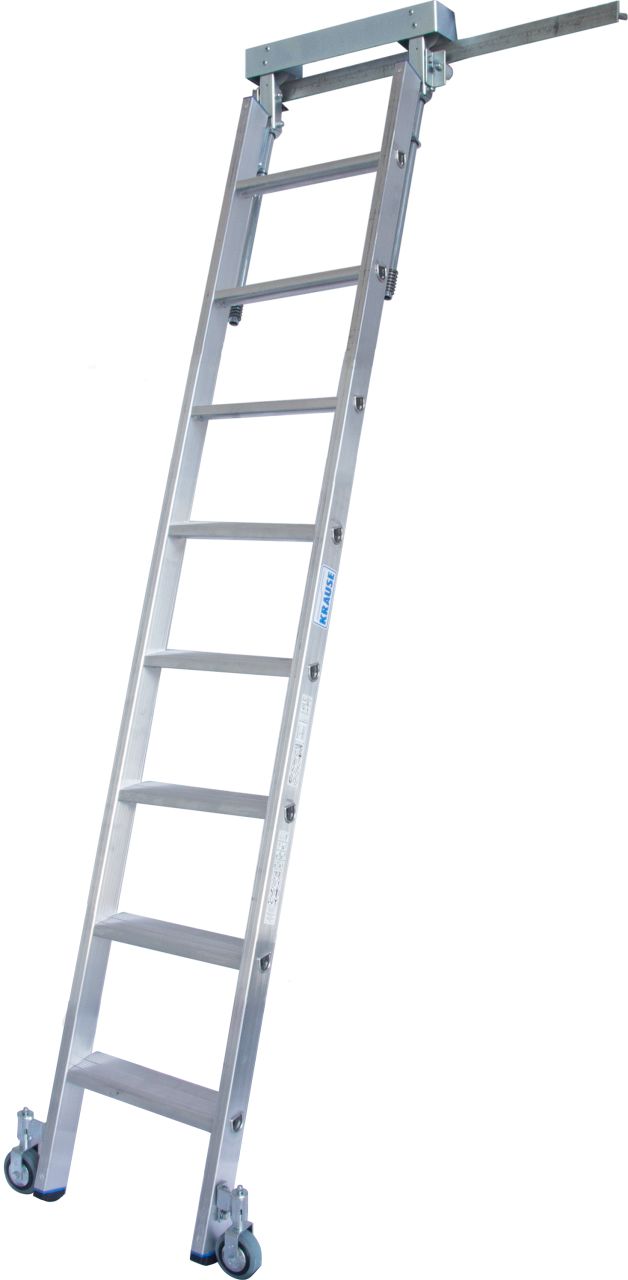 Krause STABILO Stufen-RegalLeiter T-Schienenanlage 1x8 Stufen