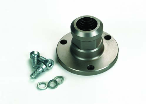 Norton Clipper Adapter 3-Loch-Flansch x 1 ¼” UNC Muffe   Norton Clipper Adapter 3-Loch-Flansch x 1 ¼” UNC Muffe