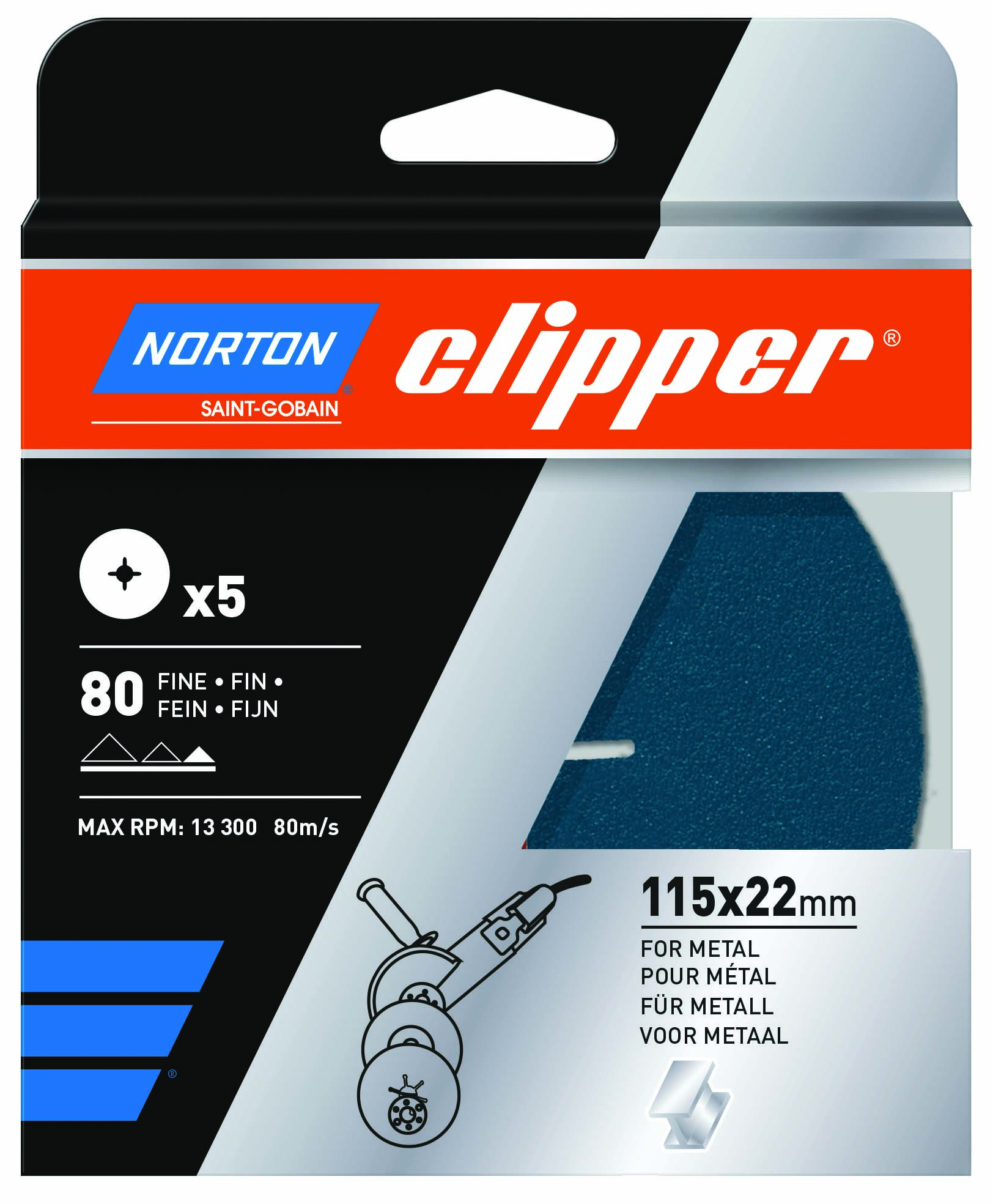 Norton Clipper Fiberscheiben