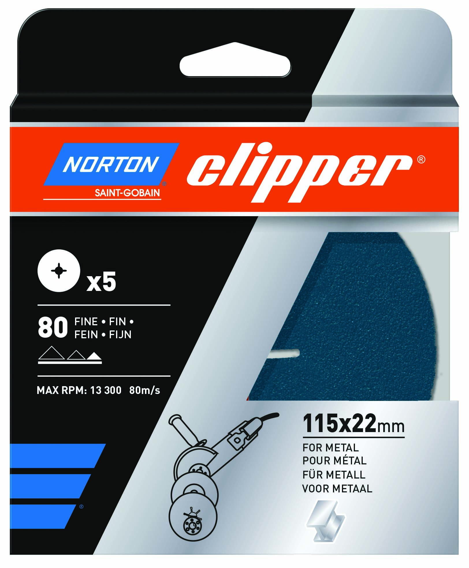 Norton Clipper Fiberscheiben Norton Clipper Fiberscheiben