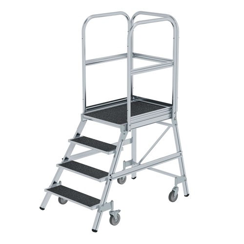 MUNK Podesttreppe m.Federrollen