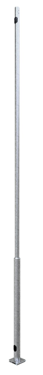 SCHAKE Lampenmast, aus Stahlrohr mit Kipphalterung zum Umlegen SCHAKE Lampenmast, aus Stahlrohr mit Kipphalterung zum Umlegen