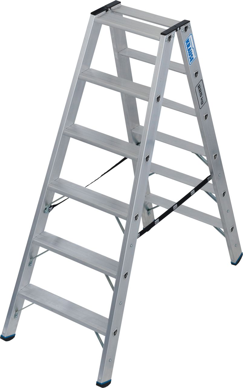 Krause STABILO Stufen-DoppelLeiter 2x6 Stufen