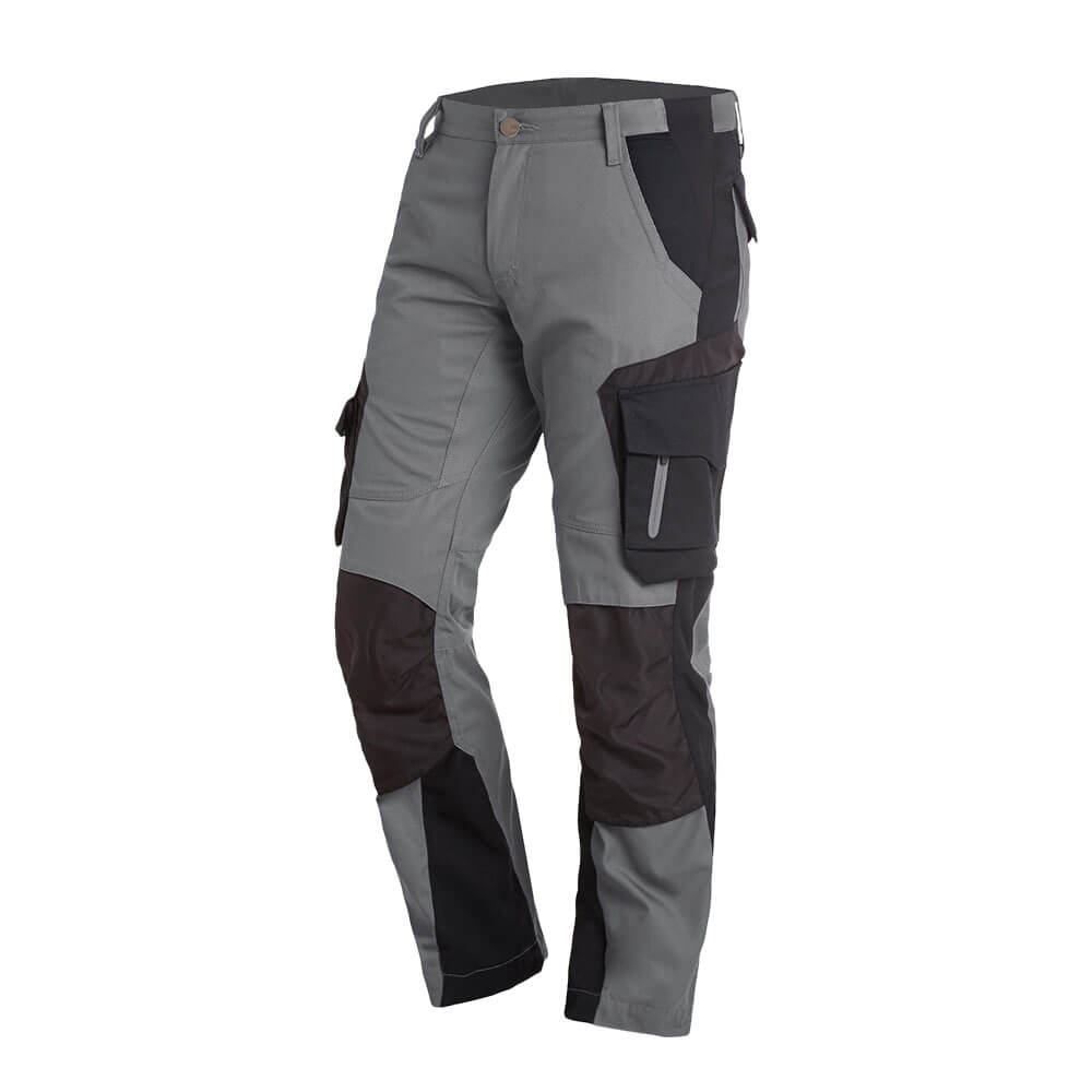 FHB Bundhose FLORIAN grau/schwarz (125100)