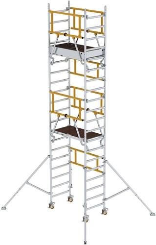 MUNK FlexxTower SG mit vorlaufendem Geländer Plattformhöhe 2,10 m