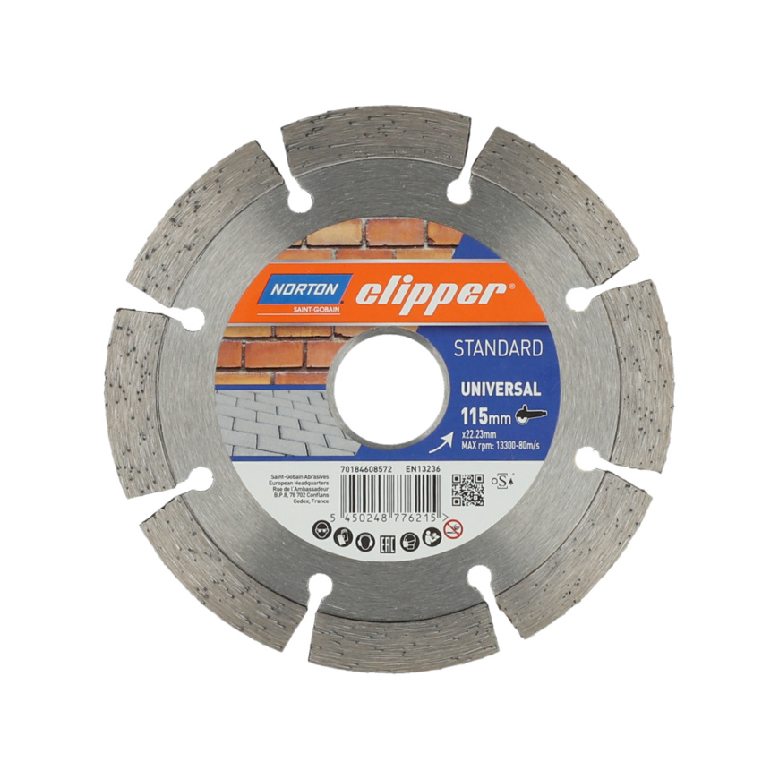 NORTON CLIPPER DIAMANTSCHEIBE STANDARD UNIVERSAL  - 22,23 mm NORTON CLIPPER DIAMANTSCHEIBE STANDARD UNIVERSAL  - 22,23 mm