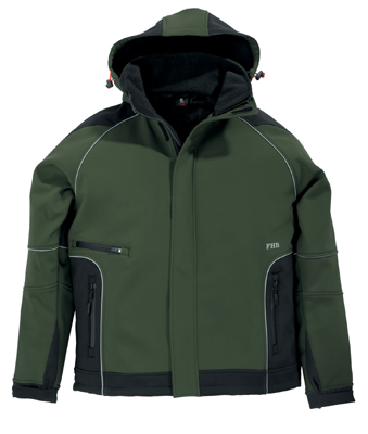 FHB Softshelljacke WALTER oliv/schwarz (78518 )