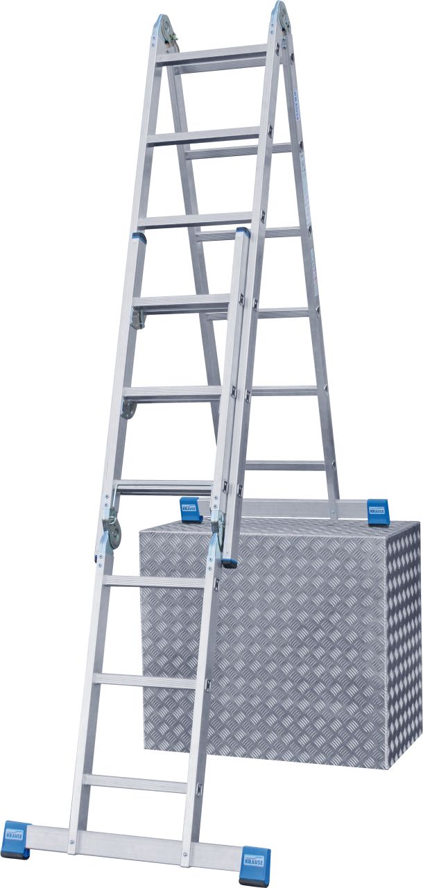 Krause STABILO Sprossen-Gelenk-CombiLeiter 2x3 und 2x6 Sprossen Krause STABILO Sprossen-Gelenk-CombiLeiter 2x3 und 2x6 Sprossen