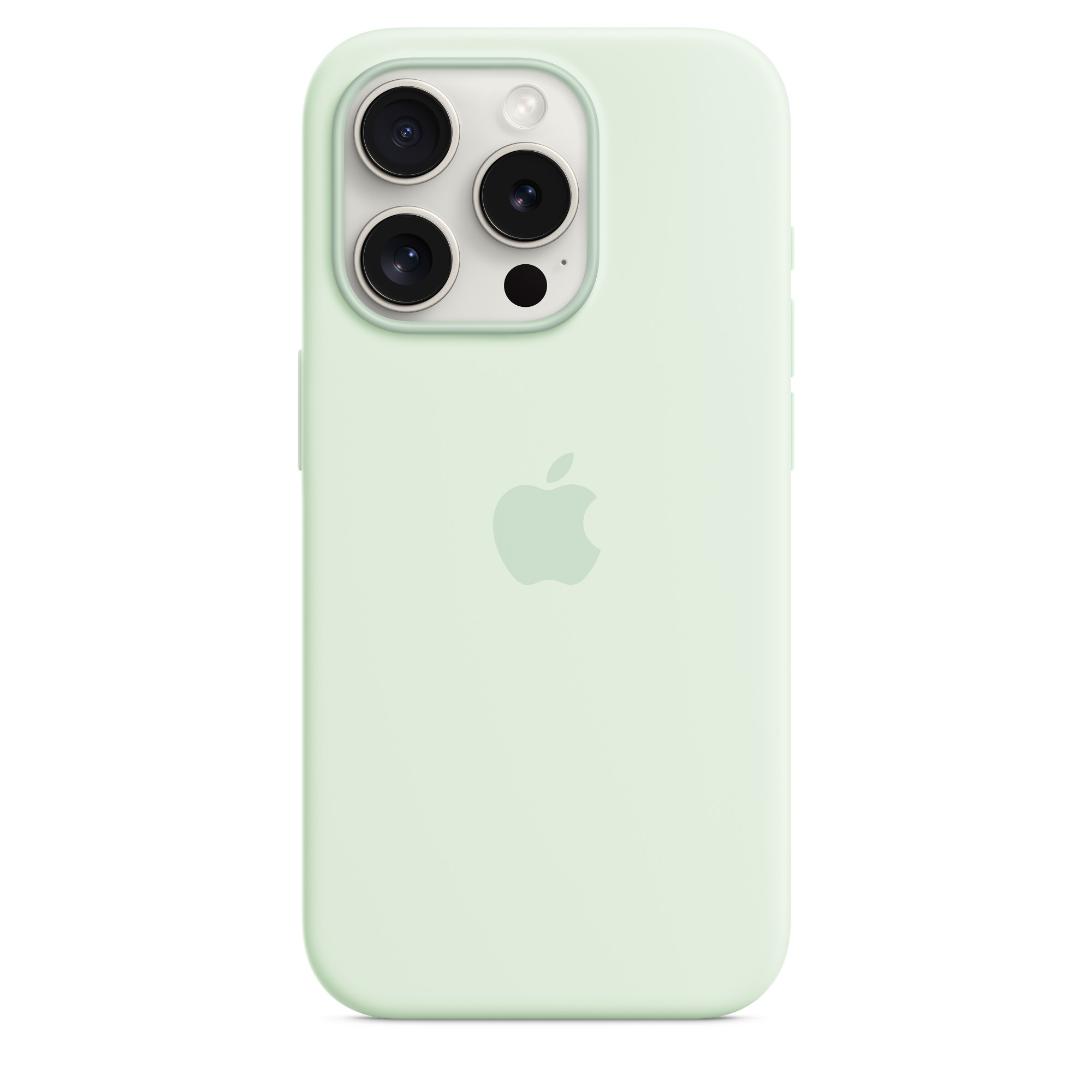 Apple Silikon Case mit MagSafe für iPhone 15 Pro