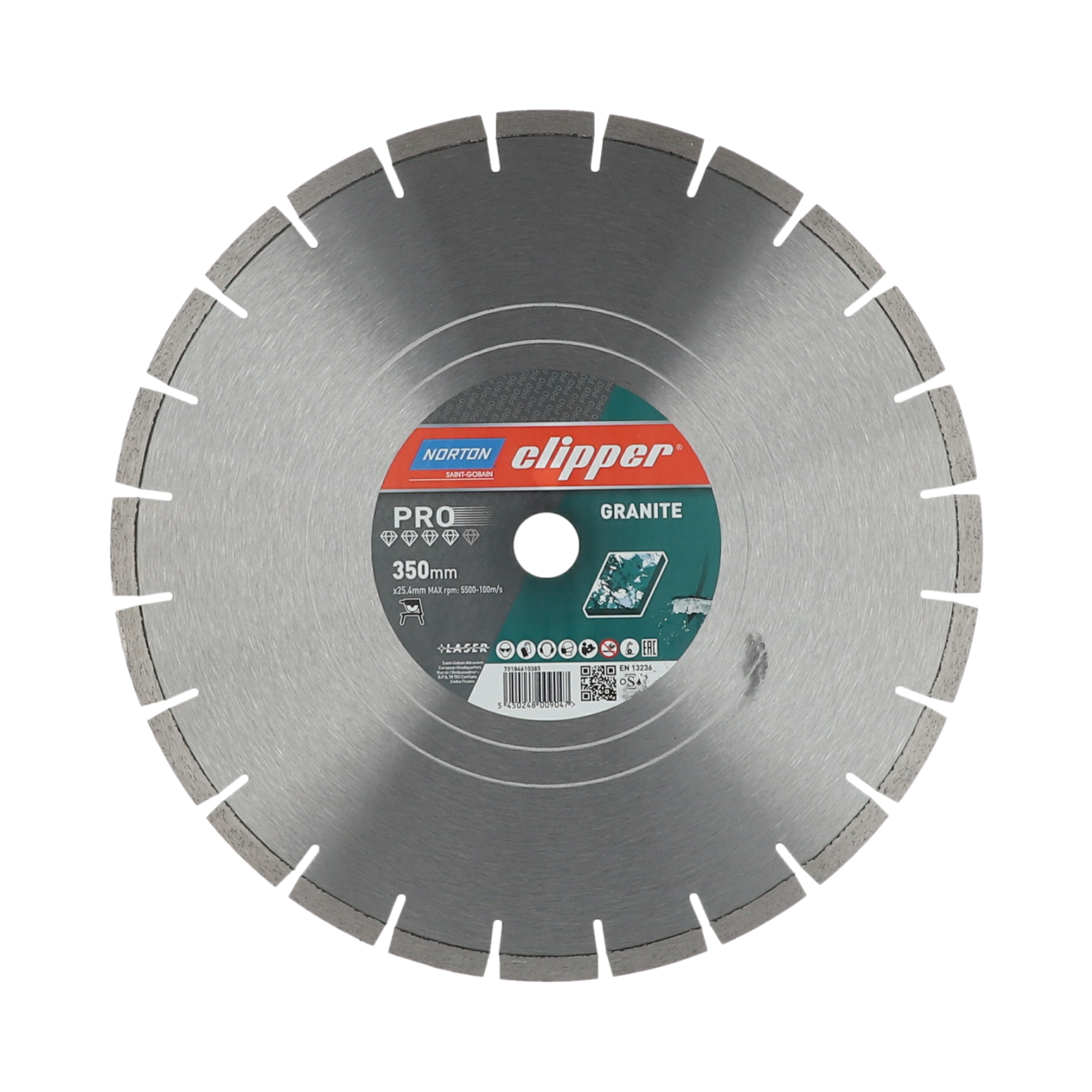 Norton Clipper Pro Granite- 350 Ø mm Diamantscheibe Norton Clipper Pro Granite- 350 Ø mm Diamantscheibe