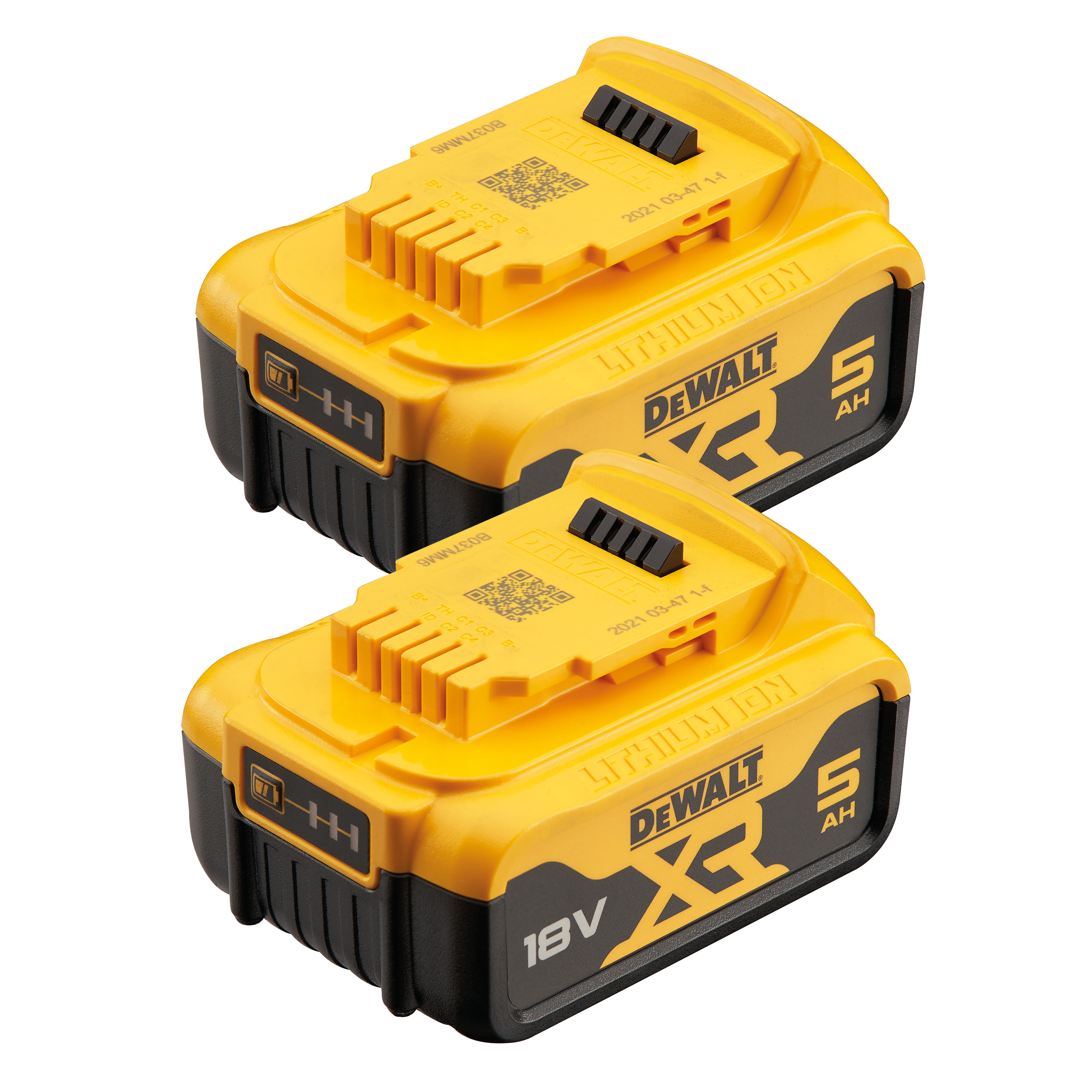 DEWALT DCB184P2-XJ Akku-Set, 18 V / 5,0 Ah