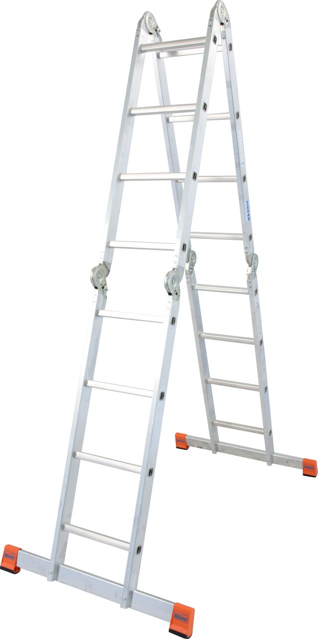 Krause MONTO MultiMatic Sprossen-Gelenk-Universalleiter