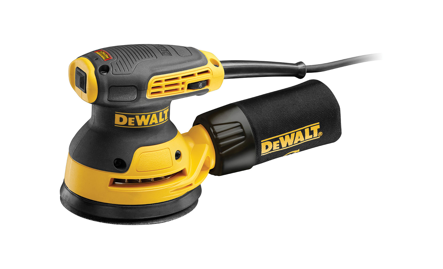 DEWALT DWE6423-QS Exzenterschleifer 125 mm, 280 Watt