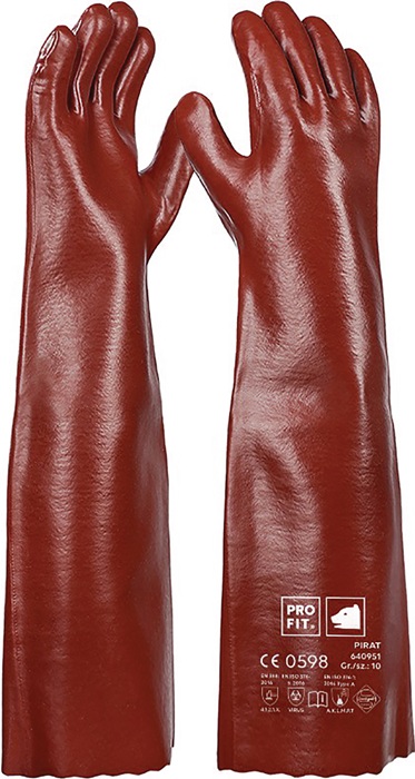 PRO FIT Chemikalienschutzhandschuh Pirat