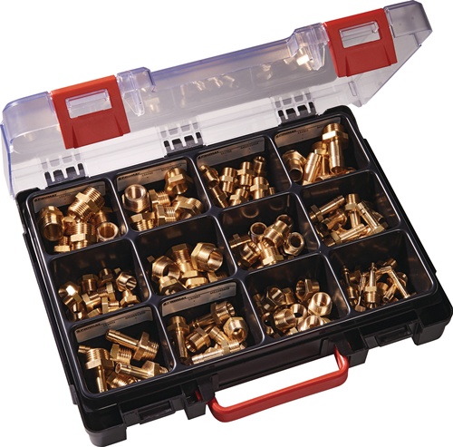 TECWERK Sortimentsbox Messingdrehteile 120-tlg.