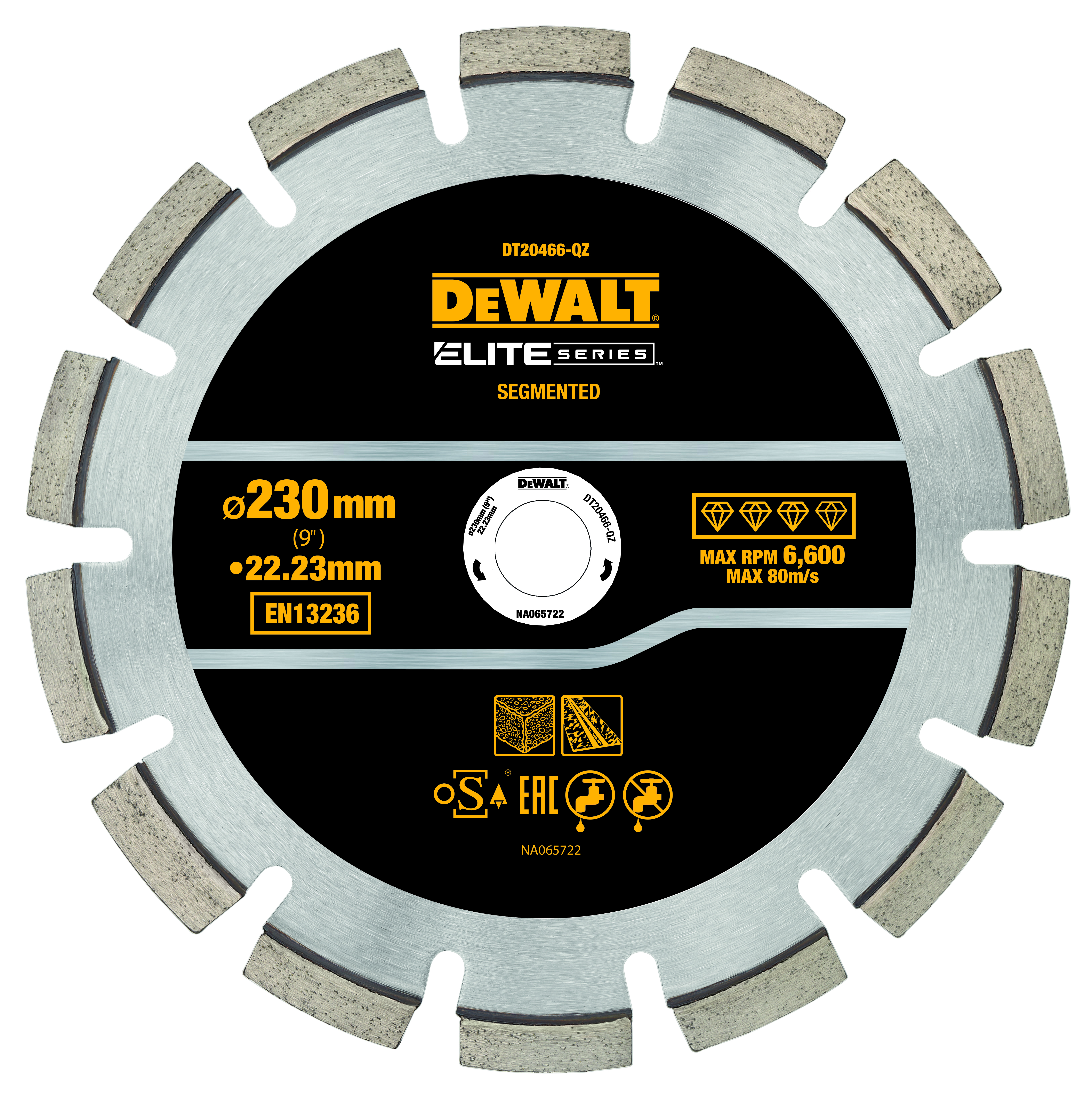 DEWALT DT20466-QZ ELITE Diamanttrennscheibe