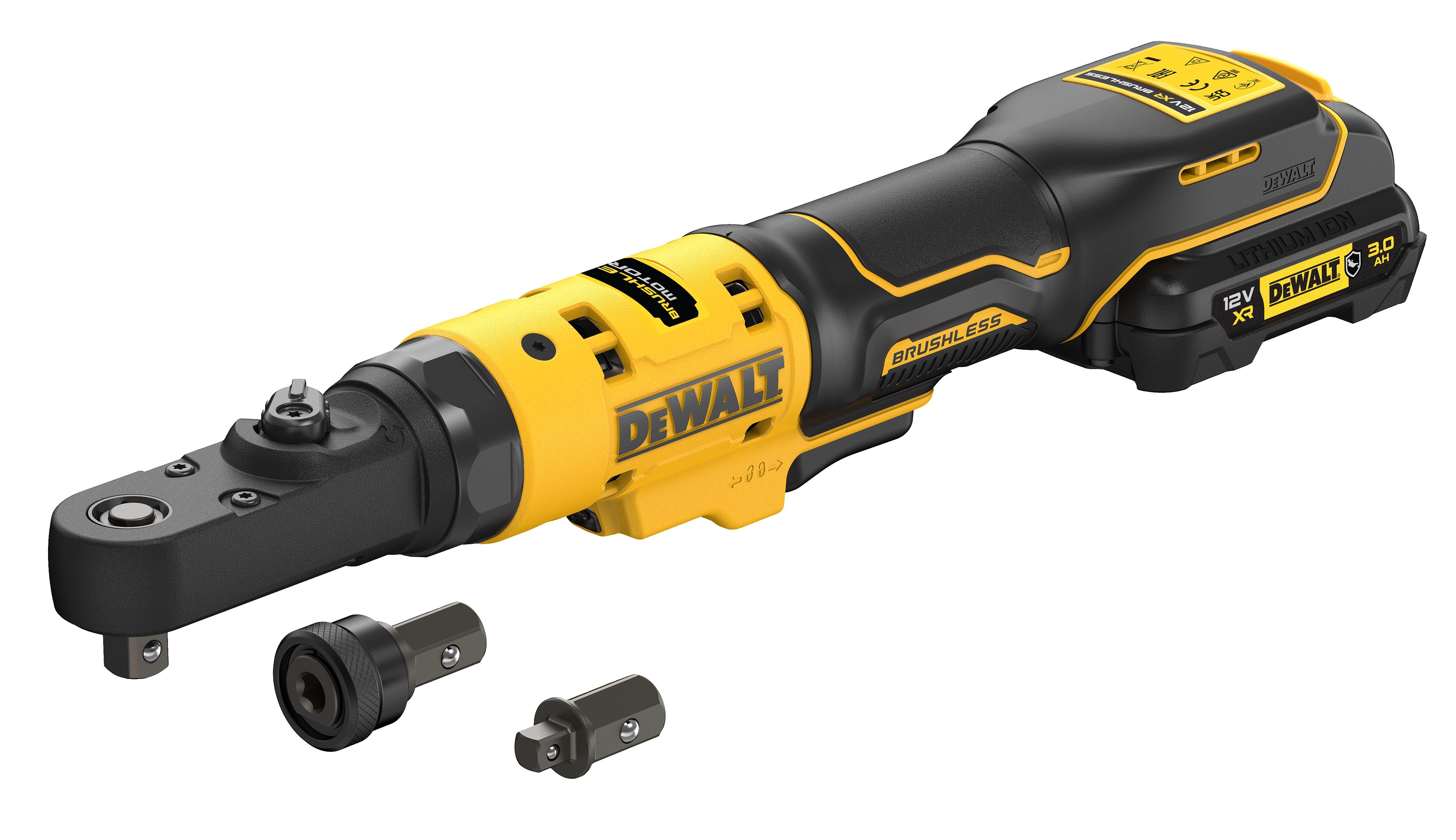 DEWALT DCF500L2G-QW Akku-Ratsche, 1/4-3/8Z, 12V / 3Ah