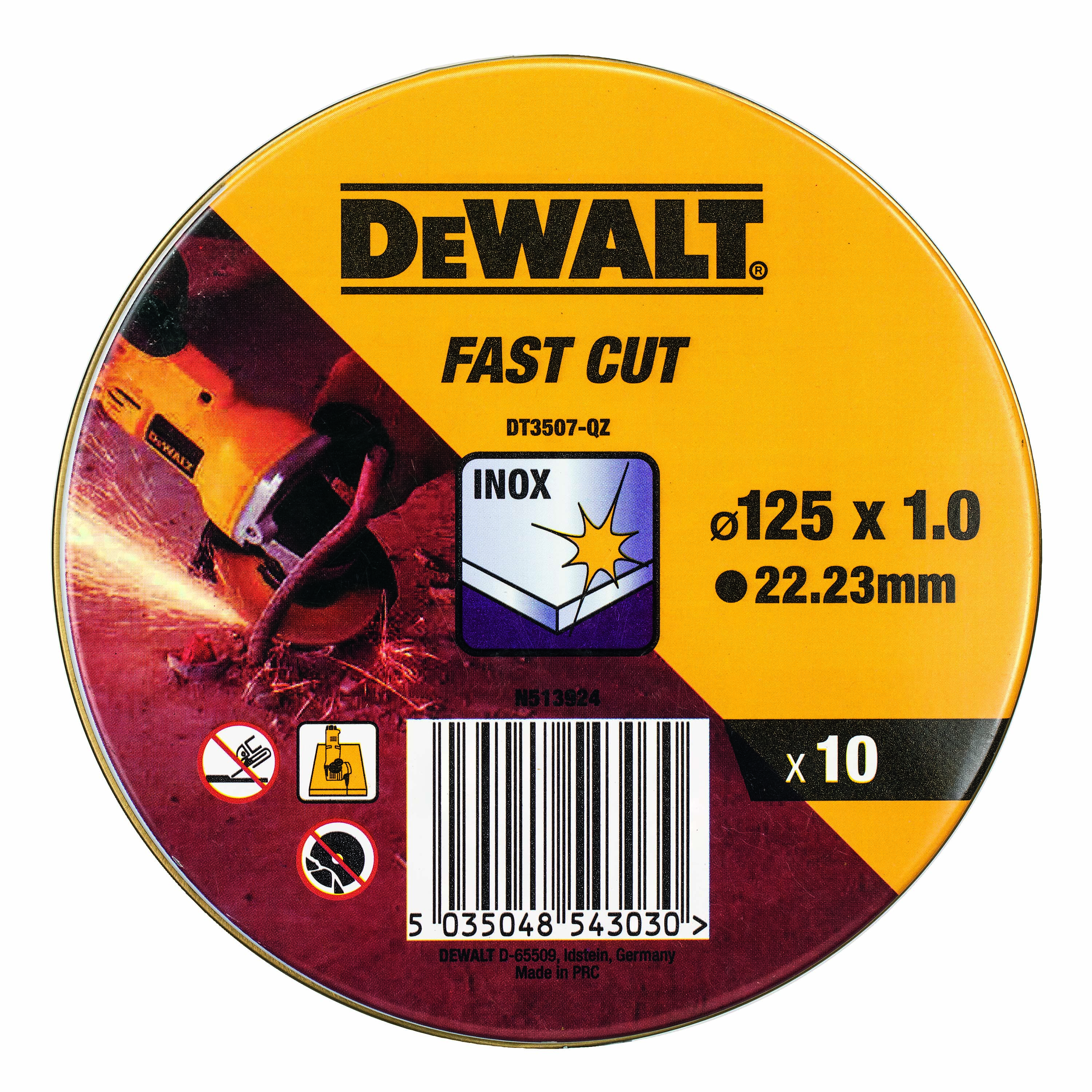 DEWALT DT3507-QZ Trennscheibe 125x1x22,23 mm Inox