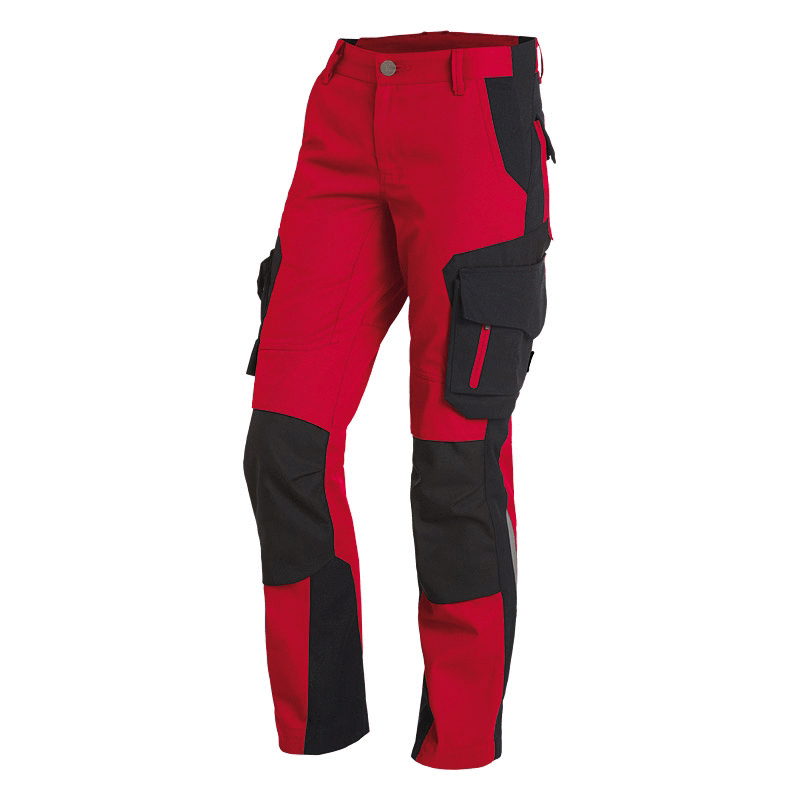 FHB Damen-Bundhose ALMA rot/schwarz (125600)