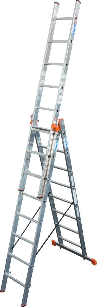 Krause MONTO Tribilo Sprossen-VielzweckLeiter treppengängig 3x8 Sprossen