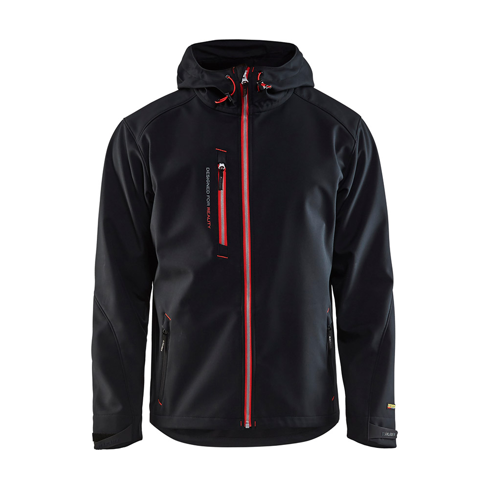 BLAKLÄDER Softshelljacke schwarz/rot (49492517) BLAKLÄDER Softshelljacke schwarz/rot (49492517)