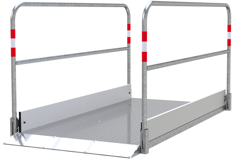 TOP DEAL - Schake Alu-Grabenbrücke 2,30m lang, 1,00m