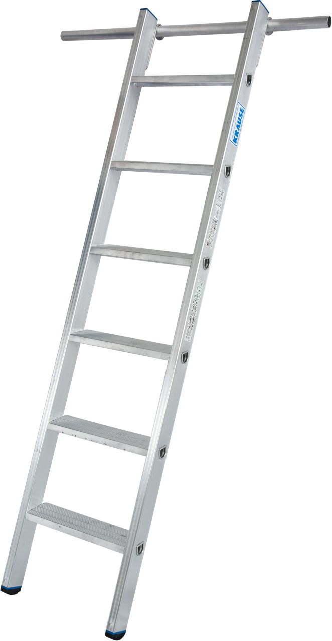 Krause STABILO Stufen-RegalLeiter für Rundrohr-Schienenanlage einhängbar 1x6 Stufen Krause STABILO Stufen-RegalLeiter für Rundrohr-Schienenanlage einhängbar 1x6 Stufen