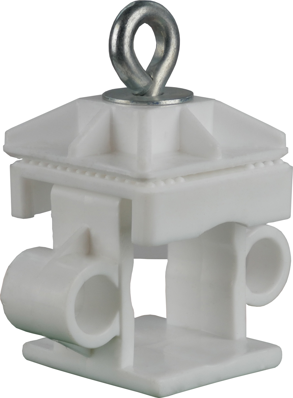 SCHAKE Schilderklemmen passend für Vierkantrohre 40 x 40 mm und Rundrohre Ø 42 mm