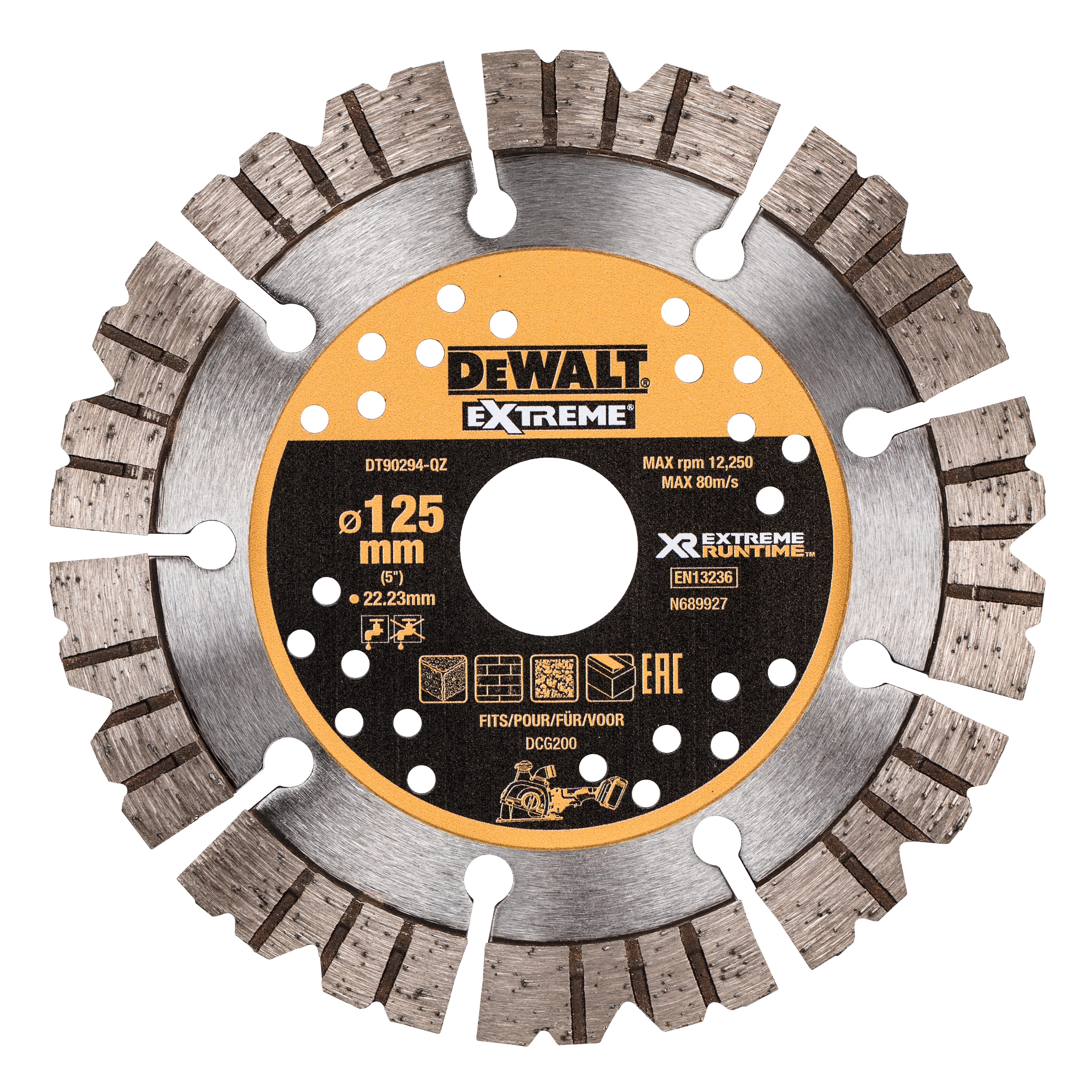 DEWALT DT90294-QZ Diamant-Frässcheibe 125x22,23 mm