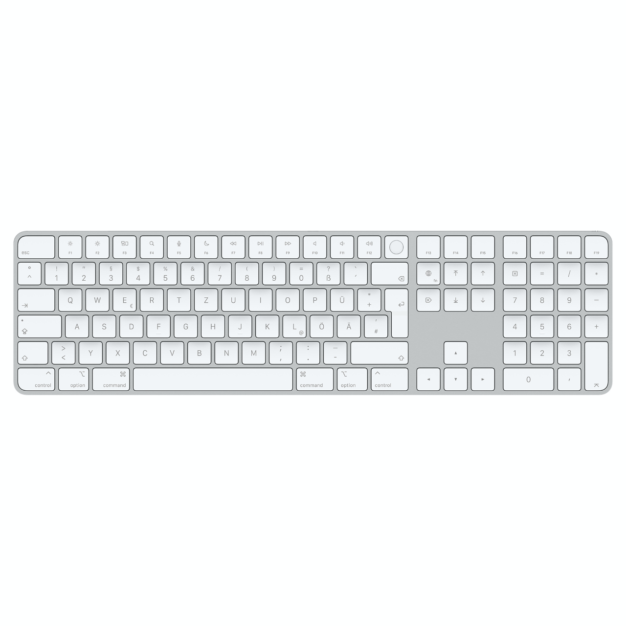 Apple Magic Keyboard mit Touch ID und Ziffernblock  Apple Magic Keyboard mit Touch ID und Ziffernblock