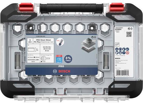Bosch Lochsägen-Set PRO Sheet Metal PC Plus 8tlg. D.22-64mm Arbeits-L.20mm 
