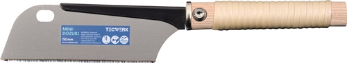 TECWERK Japansäge/Feinzugsäge Blatt-L.150mm Gesamt-L.370mm ger.Rattangriff 