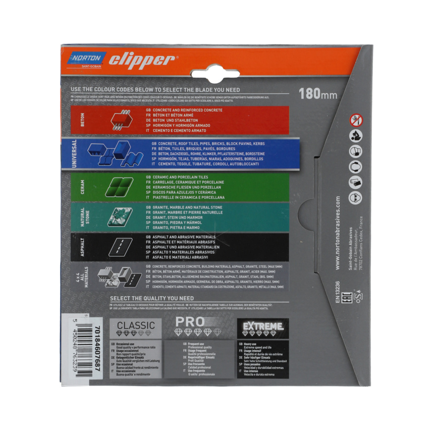 Norton Clipper Diamantscheibe PRO UNIVERSAL LASER Norton Clipper Diamantscheibe PRO UNIVERSAL LASER